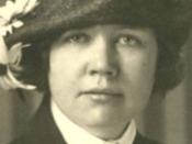 Rose Wilder Lane, journalist and writer, daughter of Laura Ingalls Wilder of Little House on the Prairie (See revision notes below.)