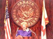 President of the Florida Senate, Gwen Margolis