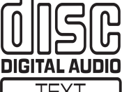 English: CD-Text logo Português: Logo do CD-Text The main fonts are Disc Note:Words and short phrases such as names, titles, and slogans; familiar symbols or designs; mere variations of typographic ornamentation, lettering or coloring; ...typeface as type