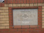 English: House builder's plaque, Poplar Park Taywood Homes are now part of Taylor Woodrow.