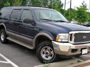 2000-2004 Ford Excursion photographed in USA. Category:Ford Excursion Category:Blue SUVs