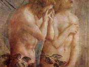 Masaccio, Brancacci Chapel, Adam and Eve, detail.