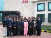 English: Members of ABB India; ABB is a Swiss-Swedish multinational corporation headquartered in Zürich, Switzerland, operating mainly in the power and automation technology areas.