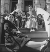 San Francisco, California. Husband of these two women are being held as dangerous enemy aliens. Wi . . . - NARA - 536457