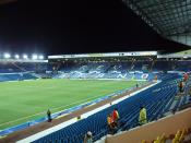 English: The Revie Stand at Elland Road, taken from the East Stand on Tuesday the 13th of November 2007.