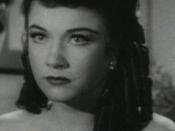 Cropped screenshot of Anne Baxter from All About Eve.
