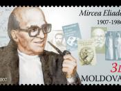 English: Stamp of Moldova; Mircea Eliade
