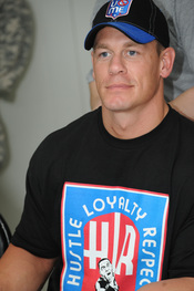 English: Date: 12.04.2008 Posted: 12.09.2008 03:38 Photo ID: VIRIN: 081204-A-4676S-078 Location: Forward Operating Base Loyalty, IQ World Wrestling Entertainment's John Cena listens to a U.S. Soldier of 4th Brigade Combat Team, 10th Mountain Division, whi