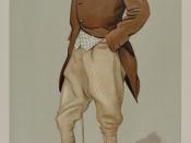 Caricature of Captain David Longfield Beatty (??-1902). Caption read 
