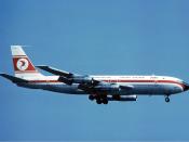 English: A Boeing 707 of Turkish Airlines at Zurich Airport