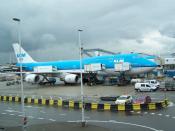 English: This is a picture of a KLM Asia Boeing 747-400 