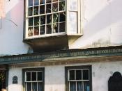 English: Bull House, Thomas Paine's former home in Lewes. Located at 92 Lewes High Street, Lewes, East Sussex BN7 1XH