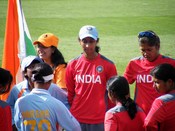 Snehal Pradhan of India - ICC Women's Cricket World Cup, Sydney, March 2009.
