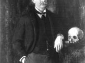 Ambrose Bierce. Portrait by J. H. E. Partington, unknown date.