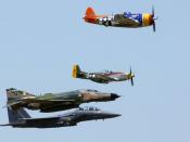 English: Aircraft Fighter Plane P-47 Thunderbolt, P-51 Mustang, F-4 Phantom, F-15 Strike Eagle 한국어: 전투기 P-47 썬더볼트, P-51 머스탱, F-4 팬텀, F-15 스트라이크 이글