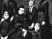 English: The Hessian children with their grandmother, Queen Victoria