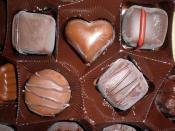 An assortment of Belgian chocolates