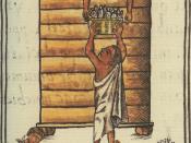 Aztecs storing maize