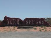 Lëtzebuergesch: Schëld Alice Springs