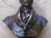 Bust of Washington Irving, Irvington, NY