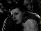 Parris (Robert Cummings) and Cassandra (Betty Field); their illicit romance disturbed the Hays Office.