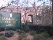 Main entrance to Manhattan College. See also File:Manhattan Coll jeh.JPG.