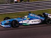 Giancarlo Fisichella driving for Benetton Formula at the 1999 Canadian Grand Prix.