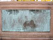 Left panel - Samuel Colt Memorial, Colt Park, Hartford, Connecticut, USA.