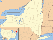 Locator Map of New York, United States