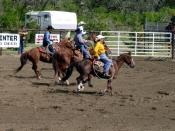 English: Rodeo in Westaskiwin, Alberta, Canada; 2005