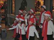 Holiday songs on the streets in Sonoma