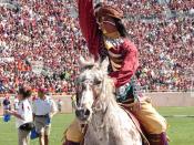 Chief Osceola and Renegade, mascot for Florida State University