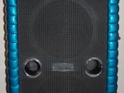 English: Kustom 200 bass amplifier, from 1971, 100 watts RMS, two 15