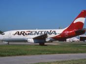 ARG - Linea Privada Argentina Boeing 737-200; LV-YXB@AEP, February 2003