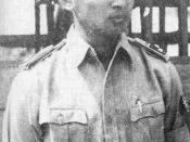 English: Portrait of Lieutenant Colonel Suharto, 1947. Bahasa Indonesia: Foto Letnan Kolonel Suharto, 1947. Русский: Подполковник Сухарто. Фотография 1947 года.