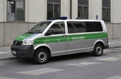 Deutsch: Ein Volkswagen Polizeibus in München.