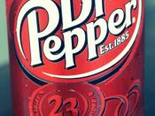 English: Dr. Pepper 12 OZ Regular Can with the current logo.