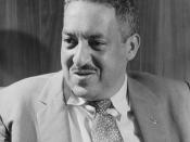 Future American Supreme Court justice Thurgood Marshall, then an attorney for the NAACP.