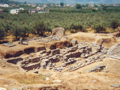 Ruins of Ancient Sparta, Greece.