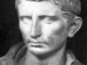 English: A statue of the first Roman Emperor Augustus (r. 27 BC - 14 AD) as a younger Octavian, this sculpted artwork dated to around 30 BC. It is located in the Museo Capitolino of Rome, Italy.