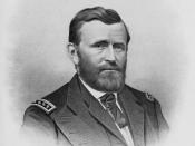 English: Engraved portrait of President of the United States Ulysses S. Grant