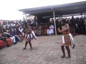 Dance performance in Ghana.
