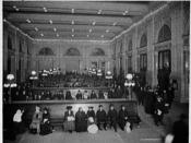 English: The interior of Grand Central Depot (now Grand Central Terminal) in New York City, circa 1904.