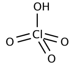 Perchloric acid, HClO 4