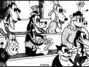 Goofy, AKA Dippy Dawg in his debut cartoon, Mickey's Revue