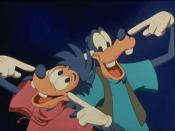 Max and Goofy at the Powerline concert in Los Angeles near the end of the movie.