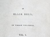 Title page of original edition of Wuthering Heights (1847)