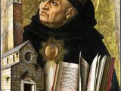 The fifth of Thomas Aquinas' proofs of God's existence was based on teleology