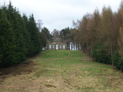 English: The Banqueting House on the National Trust estate near in north east England. Viewed from the Octagon Pond