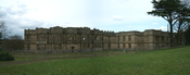 English: The shell of the Main house on the National Trust estate near in north east England.